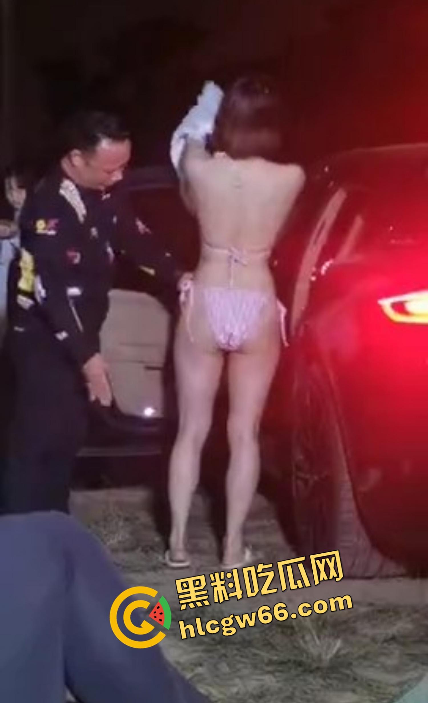 看完这场车友会直接原地升天，一群比基尼嫩模车顶扭屁股跳骚舞，屁股扭得像装了发动机，场面淫得离谱！-8